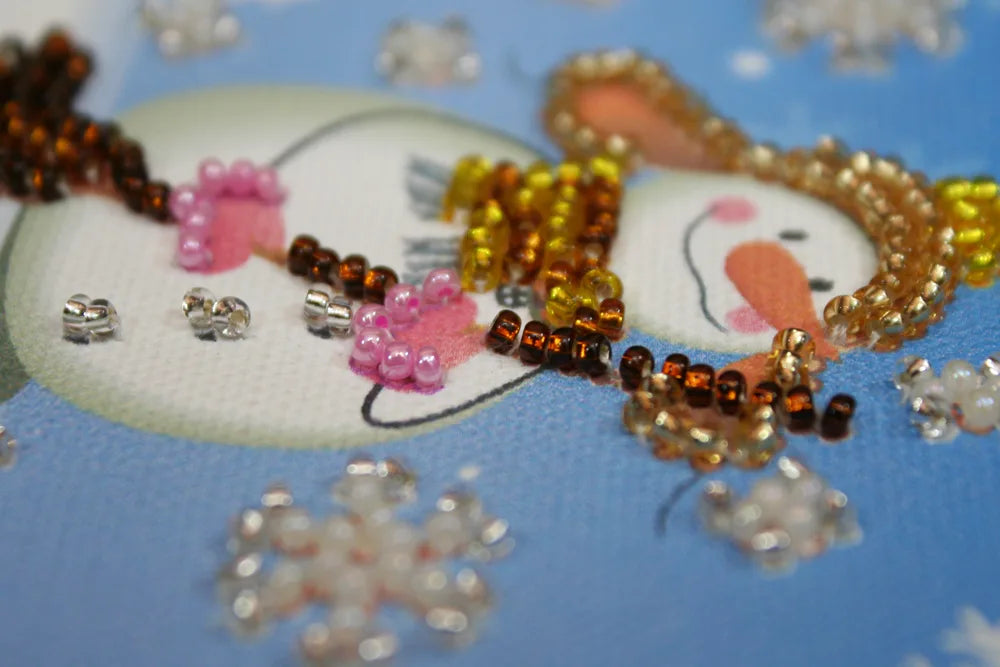 Magnets Bead Embroidery Kit Magnets Bead embroidery kit Snowman – 1