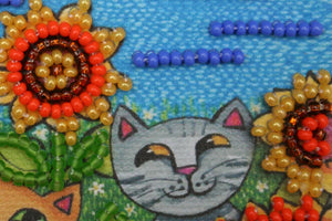 Magnets Bead Embroidery Kit Magnets Bead embroidery kit A holiday romance