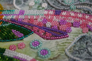 Bead Embroidery Kit Main Bead Embroidery Kit Sparks over the lake