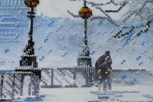 Bead Embroidery Kit Main Bead Embroidery Kit Snowstorm