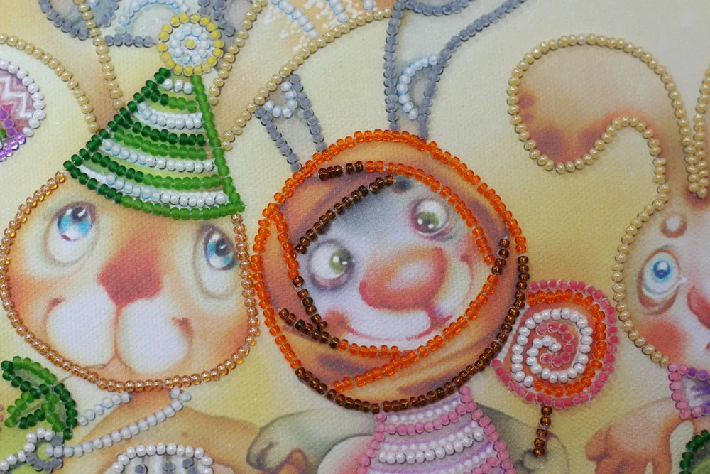 Bead Embroidery Kit Main Bead Embroidery Kit Christmas carol