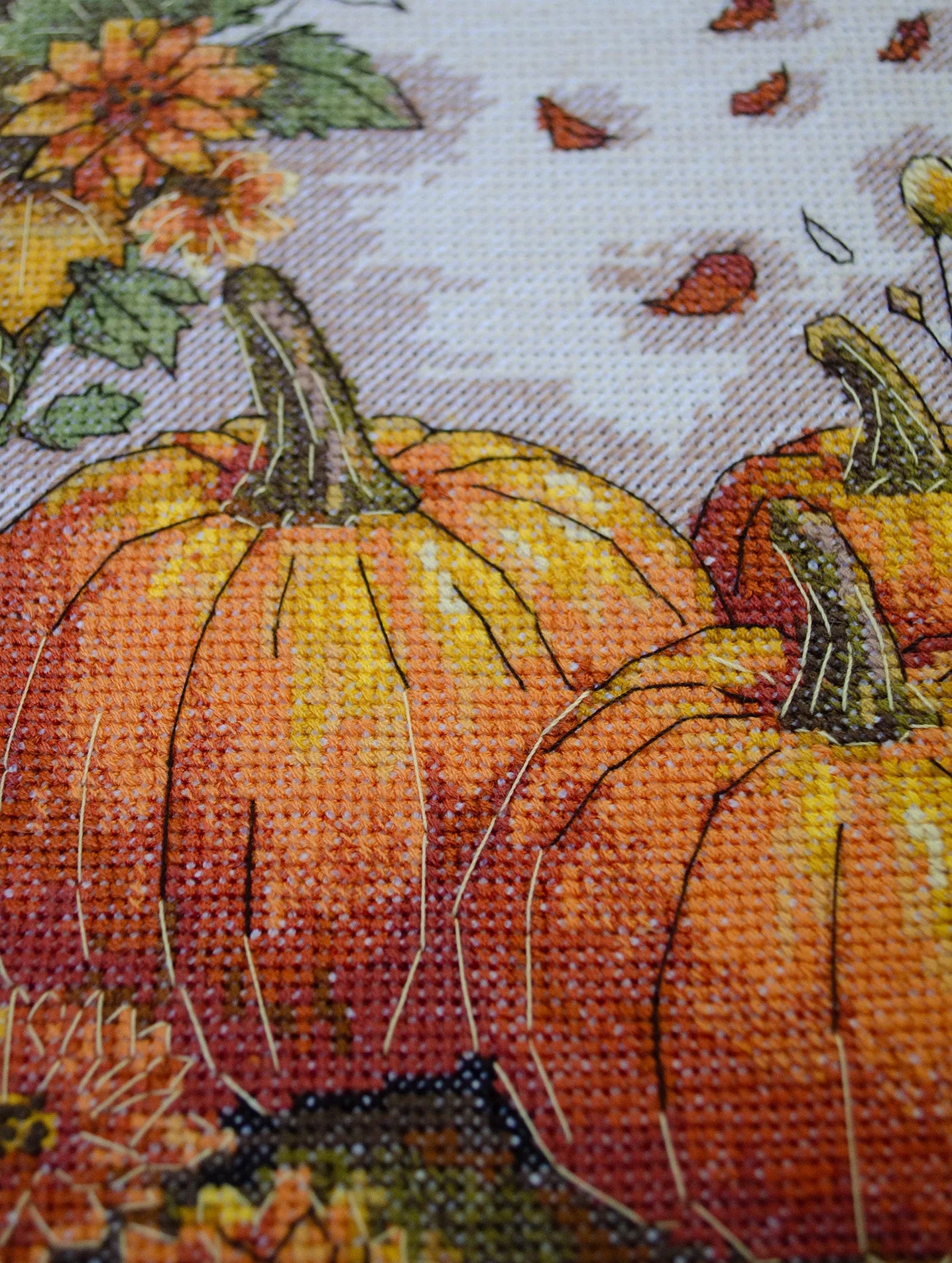 Cross Stitch Kit Cross-stitch kits Autumn garden palette