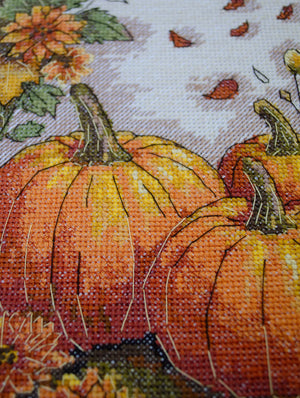 Cross Stitch Kit Cross-stitch kits Autumn garden palette