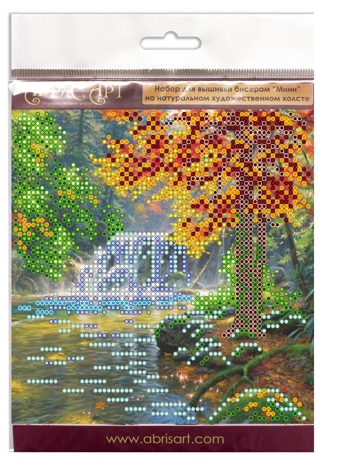 Bead Embroidery Kit Mini Bead embroidery kit At the waterfall