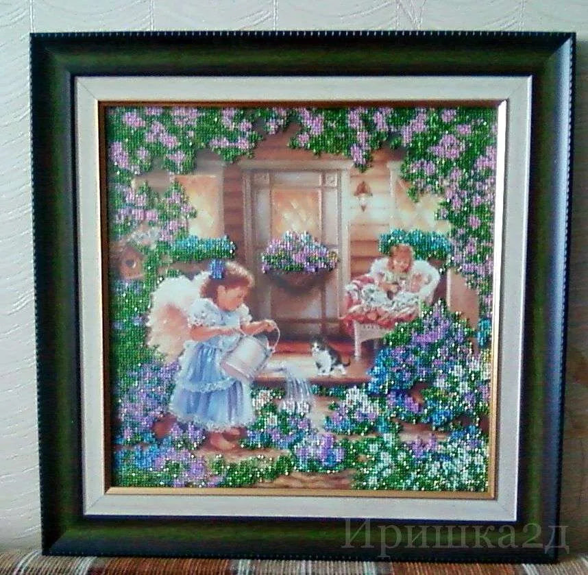Bead Embroidery Kit Main Bead Embroidery Kit Angels