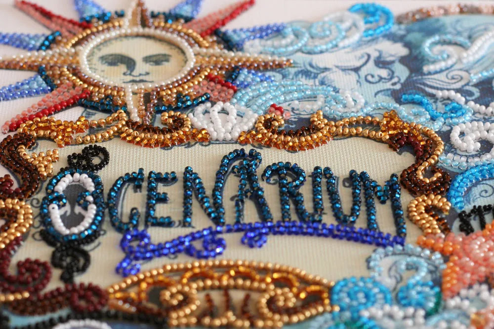 Bead Embroidery Kit Main Bead Embroidery Kit Secrets of the ocean