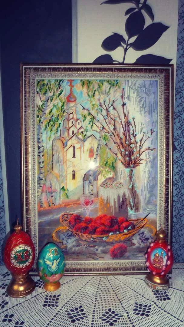 Bead Embroidery Kit Main Bead Embroidery Kit Palm Sunday