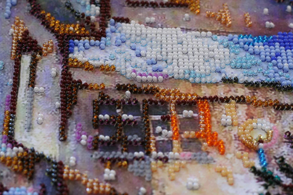 Bead Embroidery Kit Main Bead Embroidery Kit Holliday under the windows