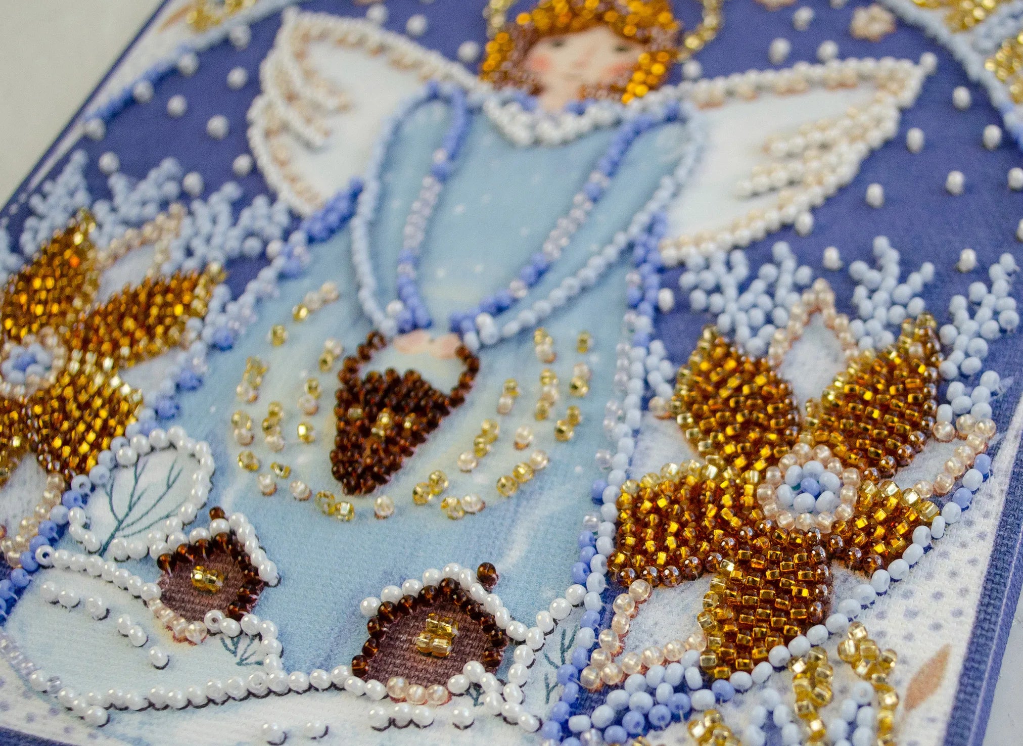 Bead Embroidery Kit Mini Bead embroidery kit Little angel