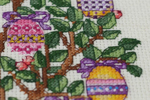 Cross Stitch Kit Cross-stitch kits Easter tree