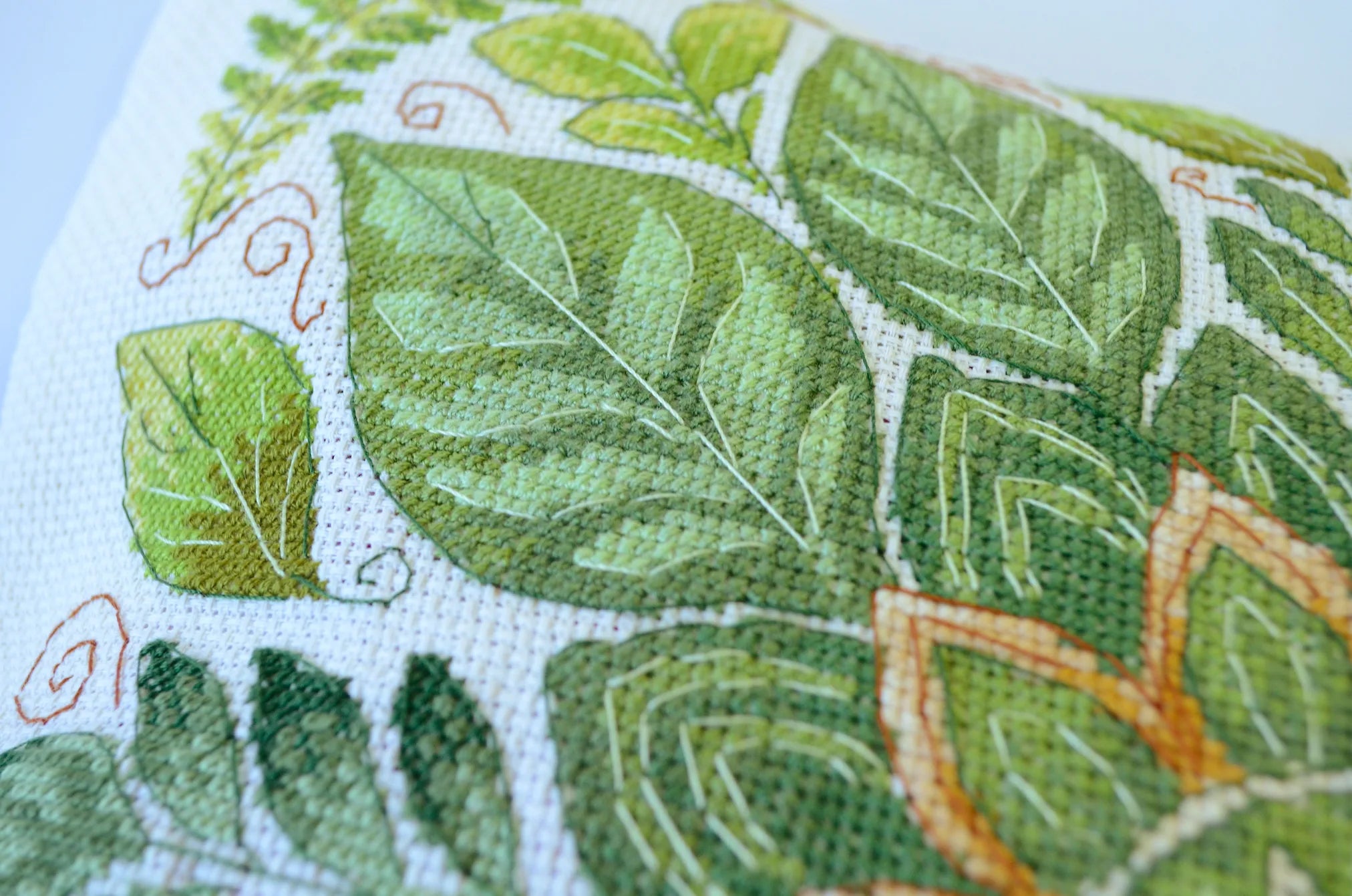 Cross Stitch Kit For Cushion Cross-stitch kits Dance of the leaves