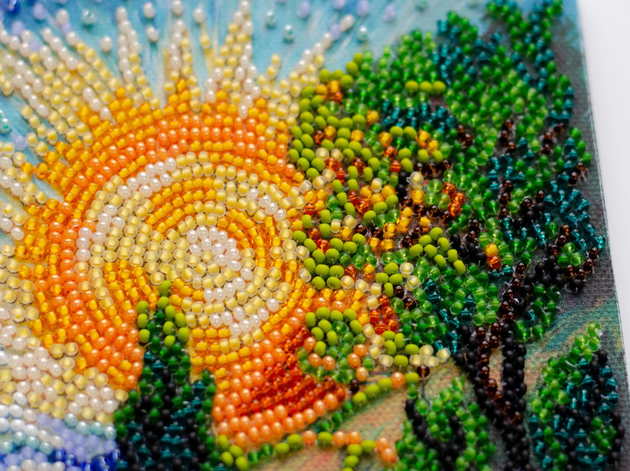 Bead Embroidery Kit Mid-sized bead embroidery kit Summer memories