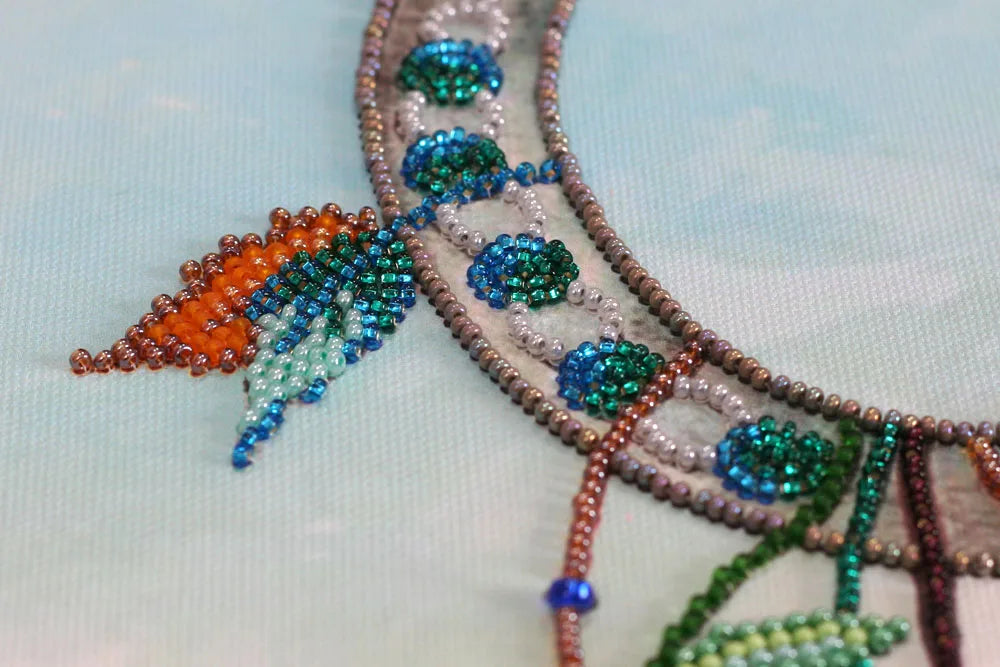 Bead Embroidery Kit Main Bead Embroidery Kit Horseshoe for good luck