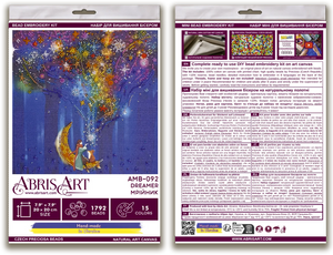 Bead Embroidery Kit Mid-sized bead embroidery kit Dreamer