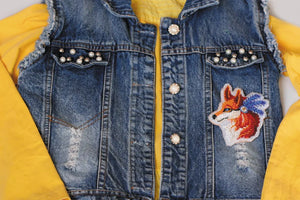 Bead Embroidery Kit On Clothes Decoration Fox