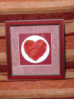 Bead Embroidery Kit Mini Bead embroidery kit Heart