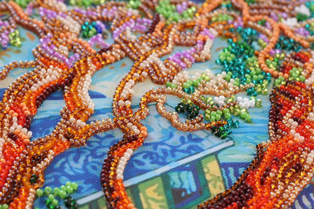 Bead Embroidery Kit Mid-sized bead embroidery kit Above the sea