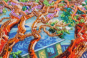 Bead Embroidery Kit Mid-sized bead embroidery kit Above the sea