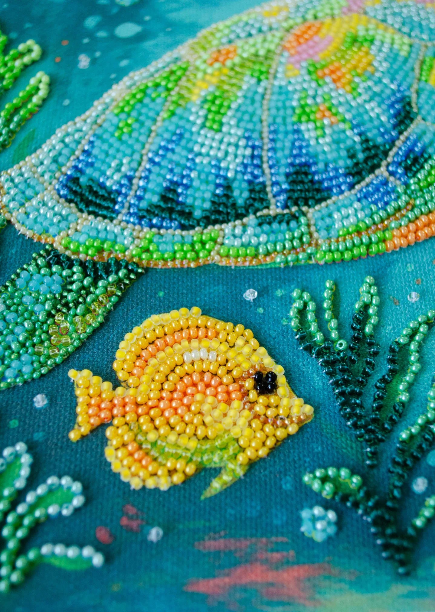 Bead Embroidery Kit Main Bead Embroidery Kit Ocean Traveler