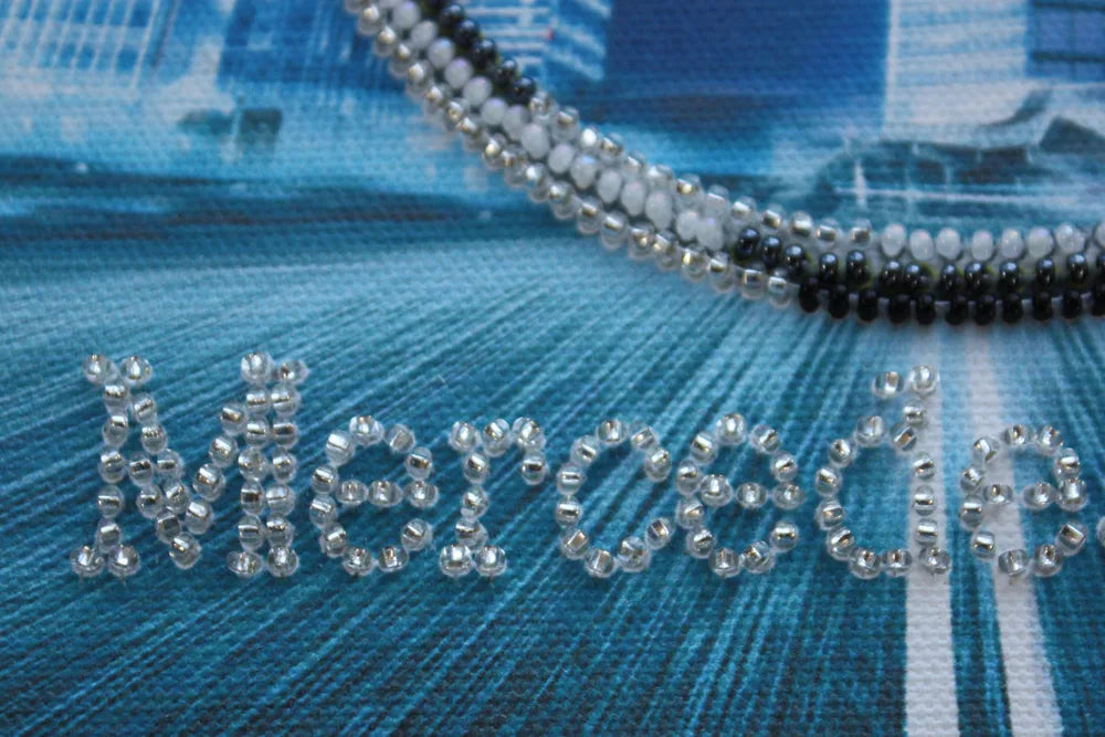 Bead Embroidery Kit Mini Bead embroidery kit Mercedes-Benz