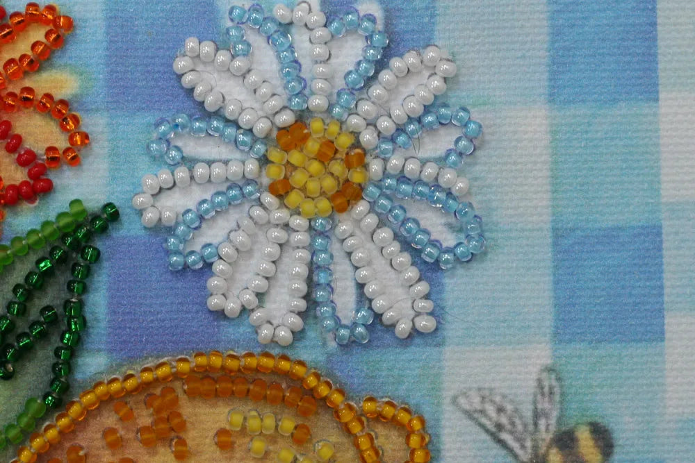 Bead Embroidery Kit Mini Bead embroidery kit The summer limons