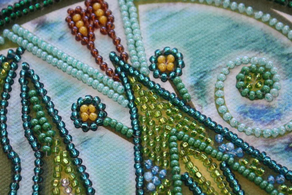 Bead Embroidery Kit Main Bead Embroidery Kit Cancer