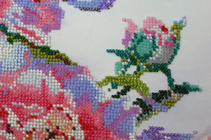 Bead Embroidery Kit Main Bead Embroidery Kit China peonies