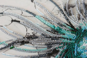 Bead Embroidery Kit Main Bead Embroidery Kit Aquamarine