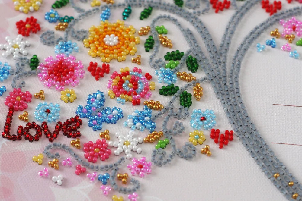 Bead Embroidery Kit Main Bead Embroidery Kit Wedding certificate