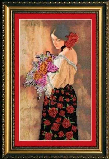 Bead Embroidery Kit Main Bead Embroidery Kit Marcela