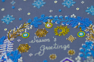 Bead Embroidery Kit Main Bead Embroidery Kit Christmas motif