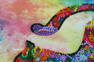 Bead Embroidery Kit Mid-sized bead embroidery kit Playful kitten
