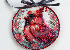 Christmas and New Year Decor Kit Decoration Red cardinal