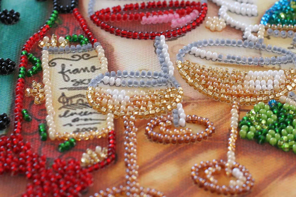 Bead Embroidery Kit Mid-sized bead embroidery kit Friday
