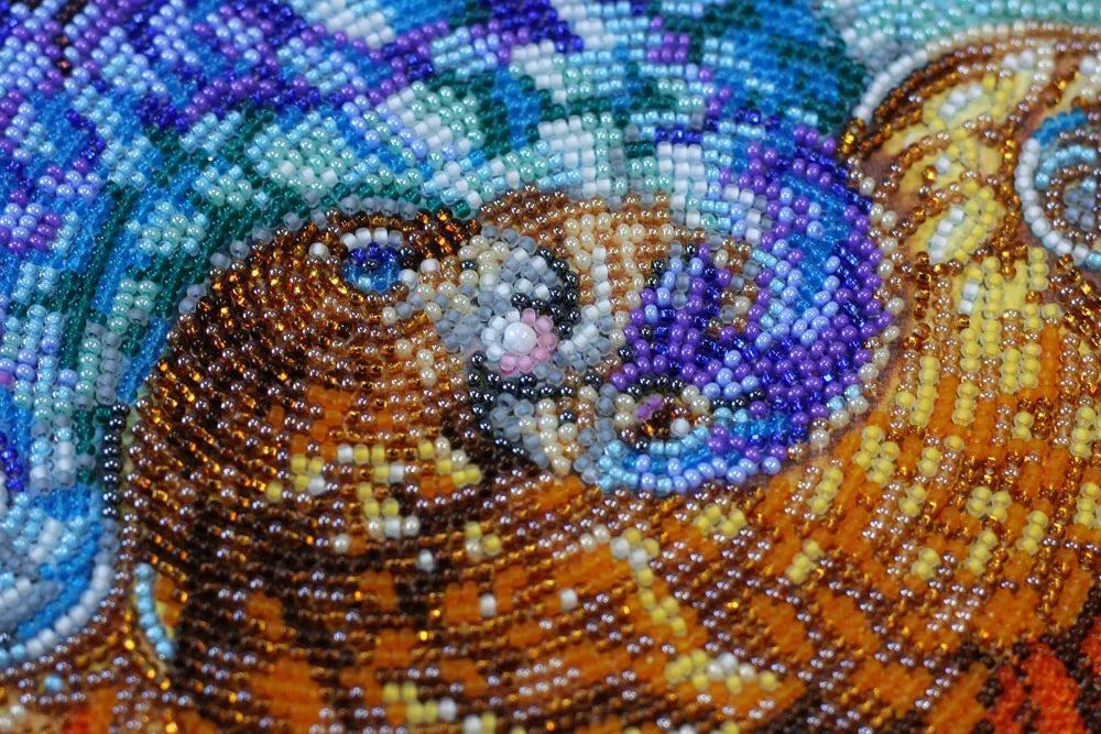 Bead Embroidery Kit Main Bead Embroidery Kit Two elements