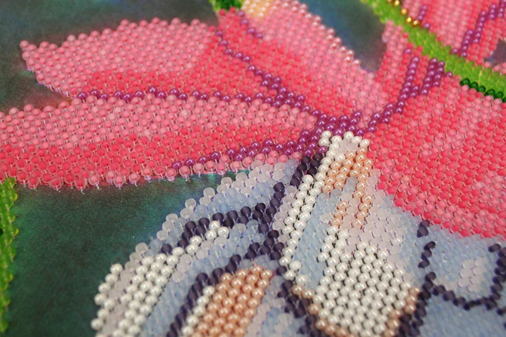 Bead Embroidery Kit Fuchsia – 1