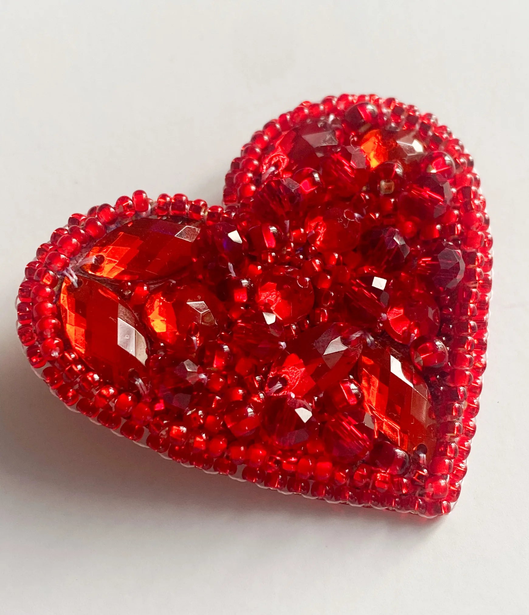 Brooch Embroidery Kit Decoration Little heart (Decoration)