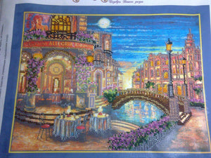 Bead Embroidery Kit Main Bead Embroidery Kit Evening in Seville
