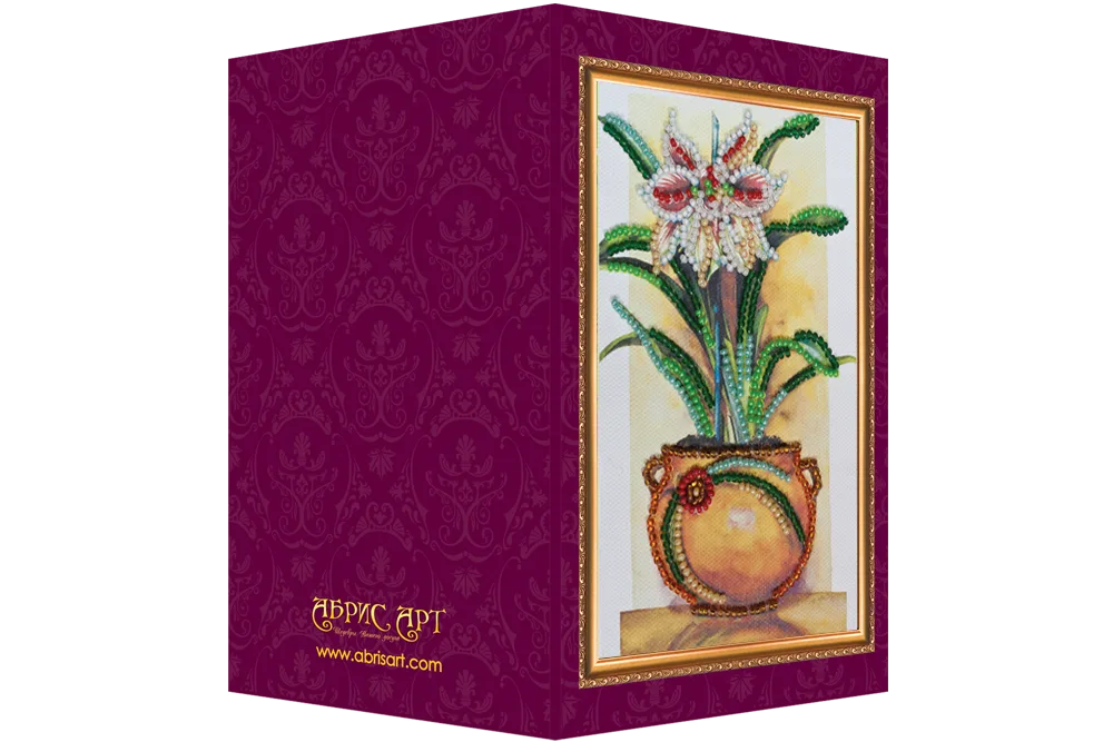 Postcards Bead Embroidery Kit Flowers – 1