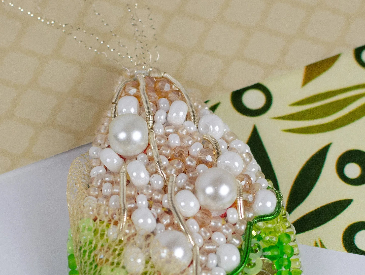Brooch Embroidery Kit Decoration Corn (Decoration)