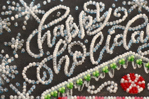 Bead Embroidery Kit Mid-sized bead embroidery kit Icing-sugar