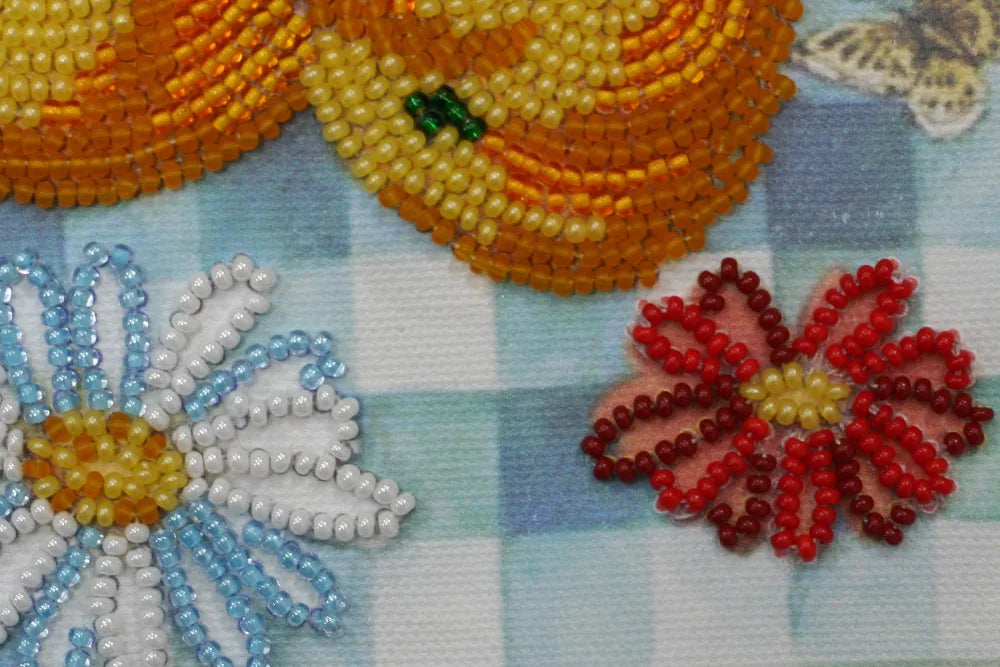 Bead Embroidery Kit Mini Bead embroidery kit The summer pears