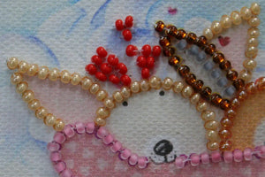 Magnets Bead Embroidery Kit Magnets Bead embroidery kit Doggie with goodies