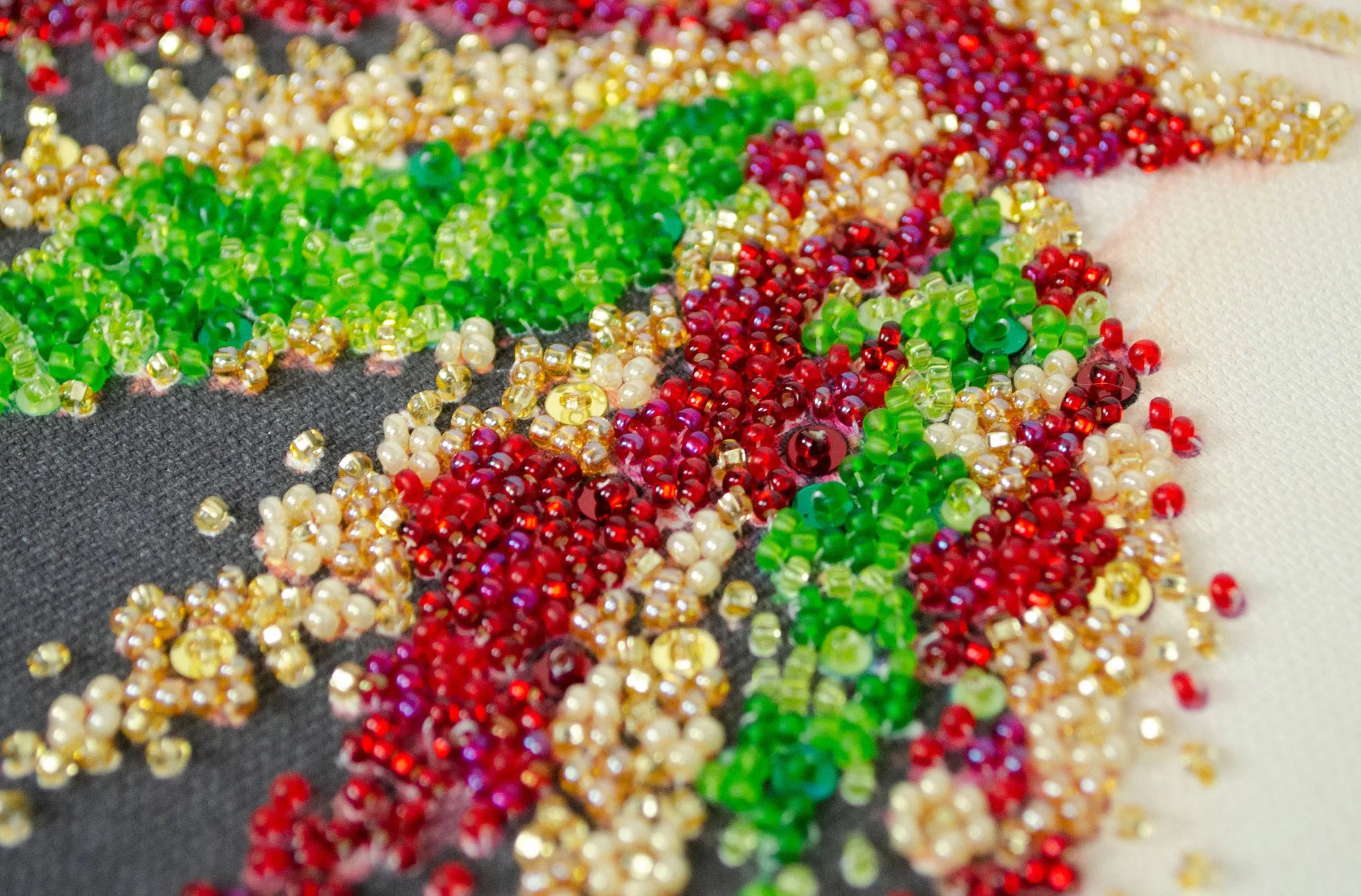 Bead Embroidery Kit Mid-sized bead embroidery kit Color dance