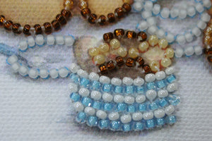 Magnets Bead Embroidery Kit Magnets Bead embroidery kit Good Morning