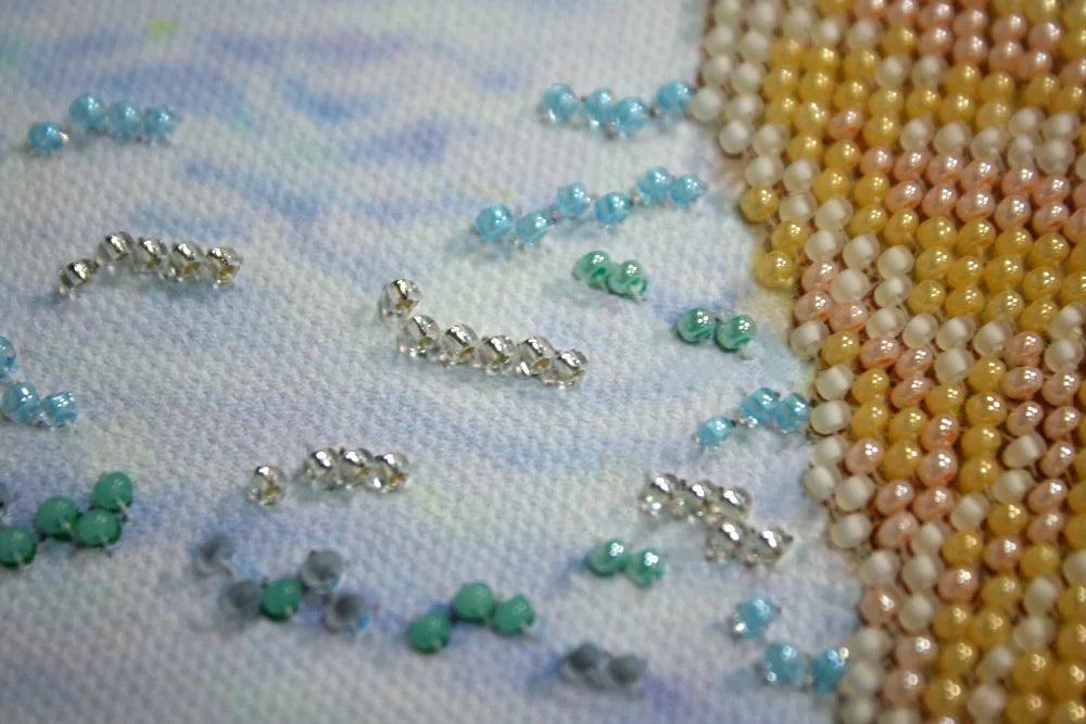 Bead Embroidery Kit Main Bead Embroidery Kit Sand castle