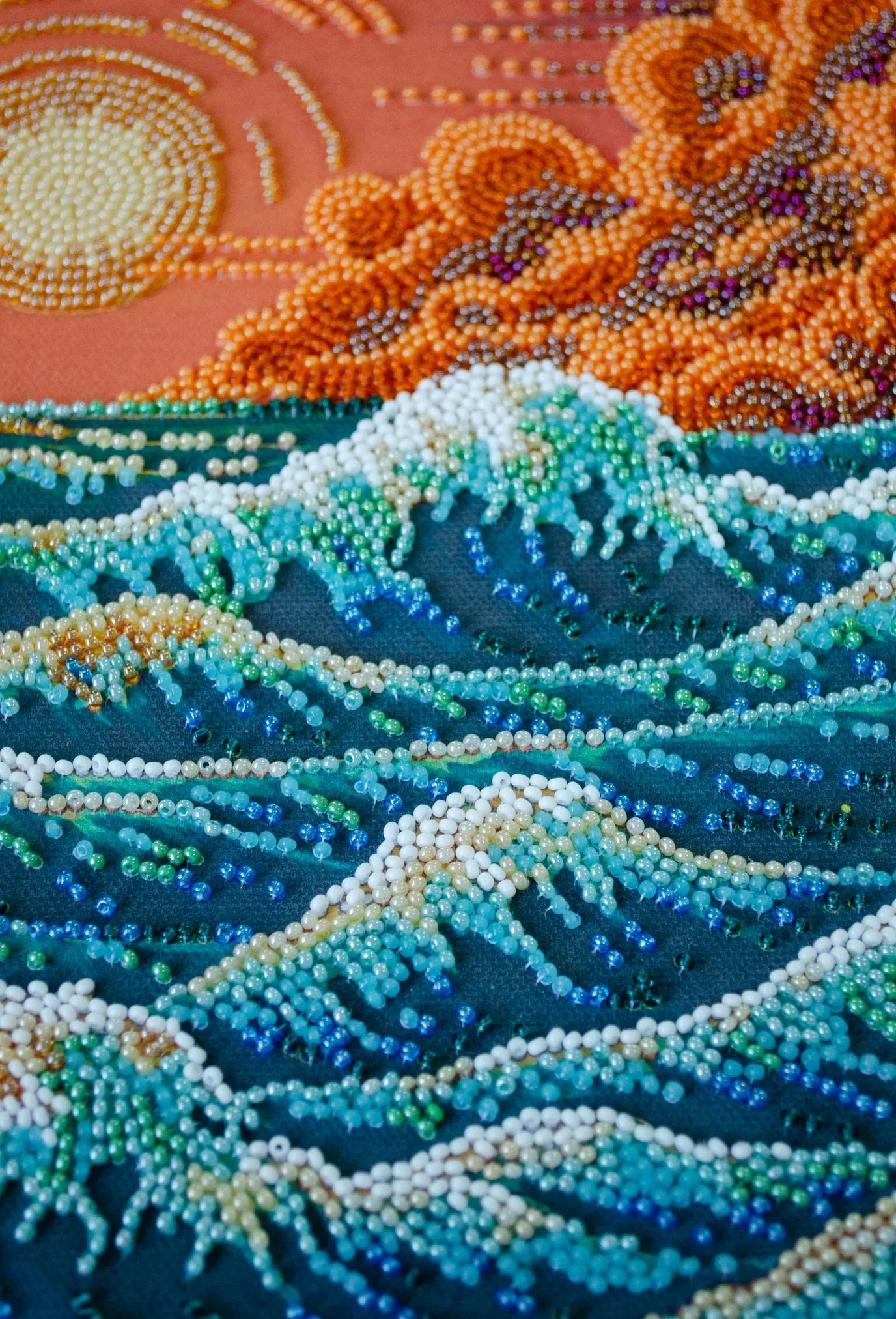 Bead Embroidery Kit Main Bead Embroidery Kit The Murmuring Sea…