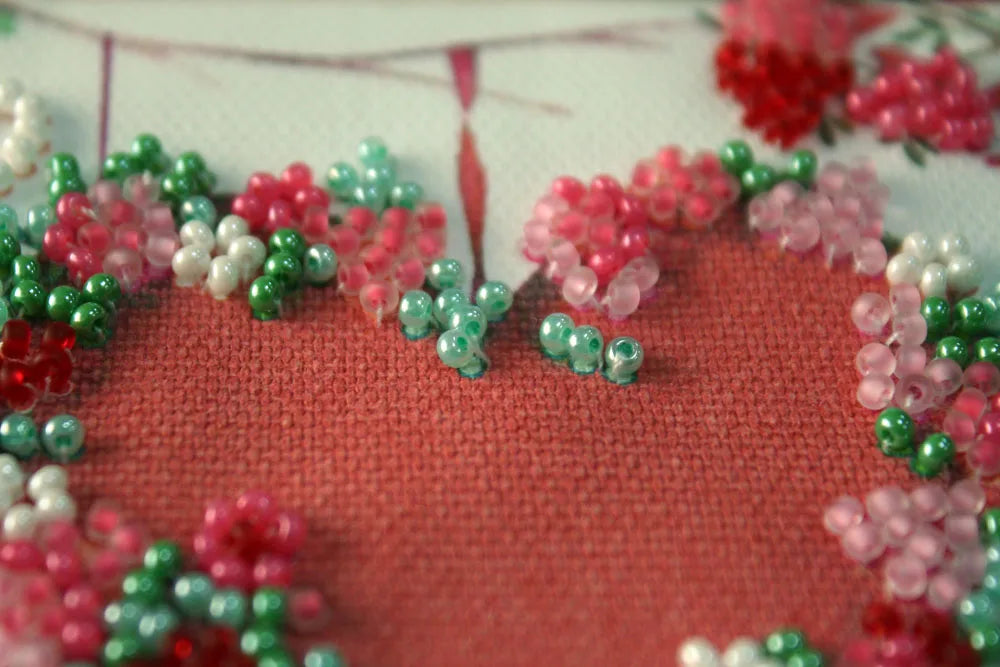 Pennant Bead Embroidery Kit Pennant-kit Bead Embroidery Garland