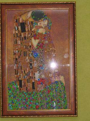 Bead Embroidery Kit Main Bead Embroidery Kit The kiss