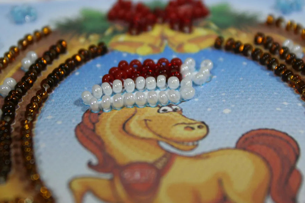 Magnets Bead Embroidery Kit Happy New Year – 4